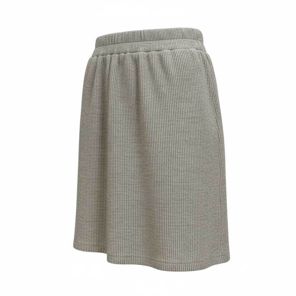 Ribbed Butter soft Lounge Short Set | Oatmeal Beige| Size Small NEW by Zenana - Picture 5 of 6